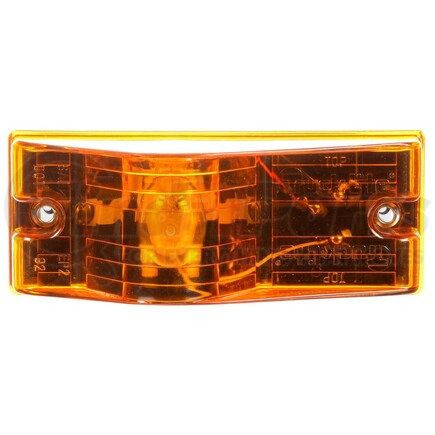 22016Y by TRUCK-LITE - 22 Series Turn Signal Light - Incandescent, Yellow Rectangular Lens, 1 Bulb, 2 Screw, 12V