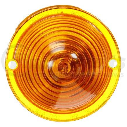26762Y by TRUCK-LITE - 26 Series Marker Clearance Light - Incandescent, PL-10 Lamp Connection, 12v