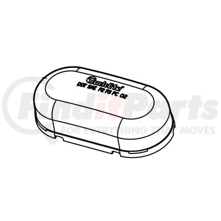 26902Y by TRUCK-LITE - 26 Series Marker Clearance Light - Incandescent, Hardwired Lamp Connection, 12v