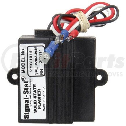 270Y1014 by TRUCK-LITE - Signal-Stat Flasher Module - 20 Light Heavy-Duty Solid-State, Plastic, 80-100fpm, Spade Terminal/Fork Terminal, 24V