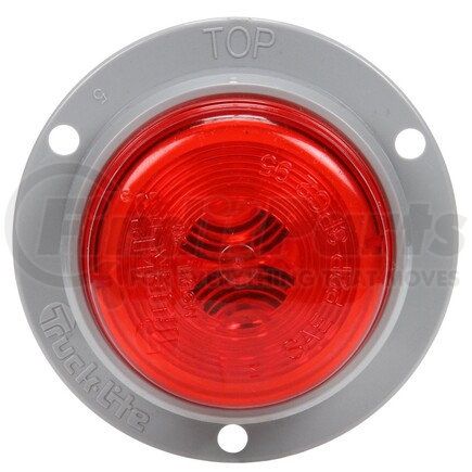 30222R by TRUCK-LITE - 30 Series Marker Clearance Light - Incandescent, PL-10 Lamp Connection, 12v