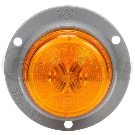 30222Y by TRUCK-LITE - 30 Series Marker Clearance Light - Incandescent, PL-10 Lamp Connection, 12v