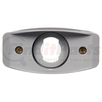 30410 by TRUCK-LITE - 30 Series Marker Light Mounting Bracket - For 30 Series Round Shape Lights, 4 Screw Bracket Mount, Gray ABS