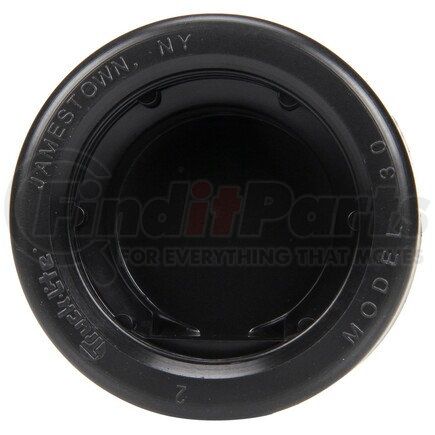 30402 by TRUCK-LITE - Side Marker Light Grommet - Black PVC, For 30 Series and 2 in. Lights, Round
