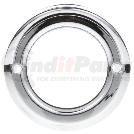 30712 by TRUCK-LITE - Side Marker Light Grommet - Chrome Plastic, Grommet Cover for 30 Series and 2 in. Lights, Round