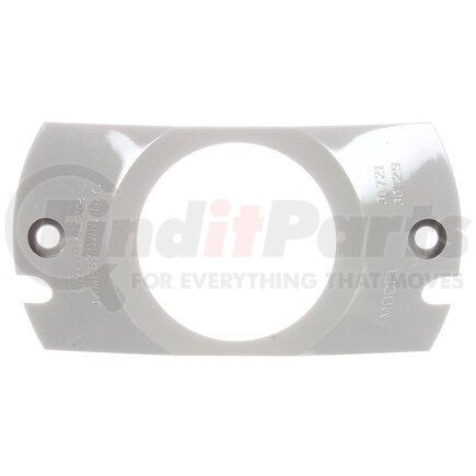 30721 by TRUCK-LITE - 30 Series Side Marker Light Grommet - Gray Polycarbonate, For Round Shape Lights, Round
