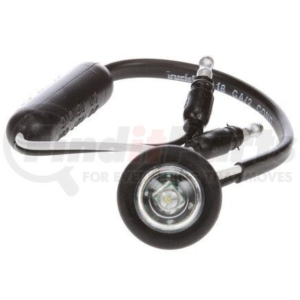 33060C by TRUCK-LITE - Super 33 Auxiliary Light - LED, 1 Diode, Clear Lens, Round Shape Lens, Black Grommet, 12V