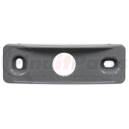 33712 by TRUCK-LITE - 33 Series Marker Light Mounting Bracket - For 33 Series Round Shape Lights, 2 Screw Bracket Mount, Gray ABS