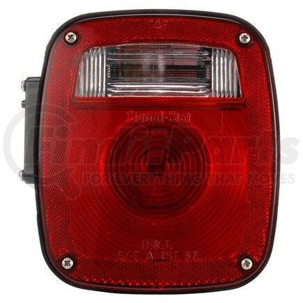 4016 by TRUCK-LITE - Signal-Stat License Plate Light - Incandescent, Red/Clear Polycarbonate Lens, 3 Stud , 12V, Right Hand Side