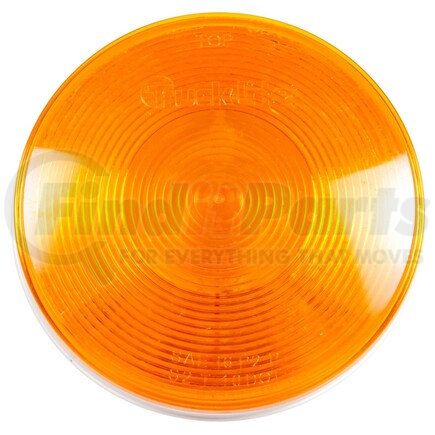 40201Y by TRUCK-LITE - 40 Series Turn Signal Light - Incandescent, Yellow Round Lens, 1 Bulb, Grommet Mount, 12V