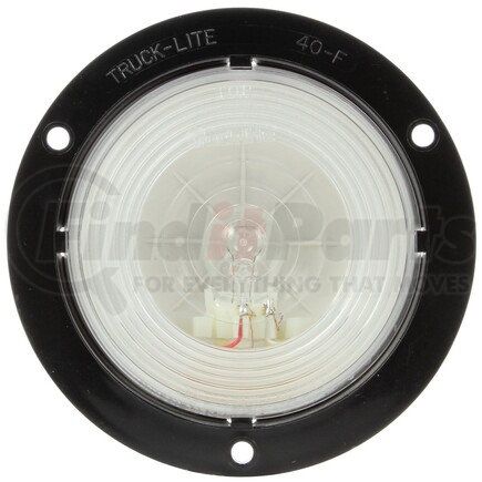 40071 by TRUCK-LITE - 40 Series Back Up Light - Incandescent, Clear Lens, 1 Bulb, Round Lens Shape, Flange Mount, 12v