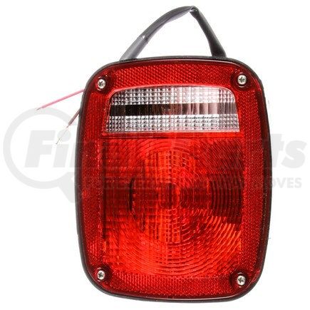 4027 by TRUCK-LITE - Signal-Stat Combination Light Assembly - Incandescent, Red/Clear Acrylic Lens, 3 Stud , 12V, Universal
