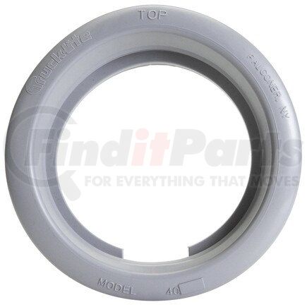 40701 by TRUCK-LITE - Lighting Grommet - Open Back, Gray PVC, For 40, 44 Series and 4 in. Lights