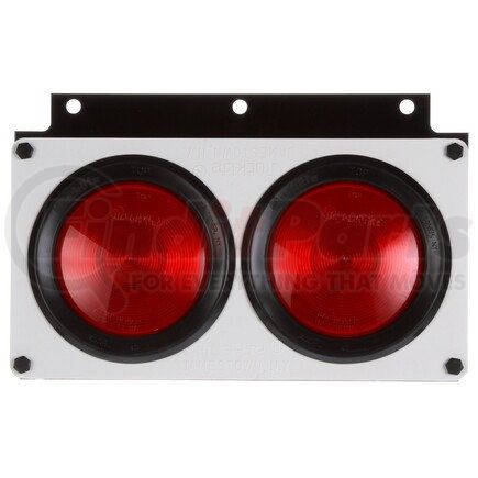 40747 by TRUCK-LITE - 40 Series Brake / Tail / Turn Signal Light - Incandescent, PL-3 Connection, 12v