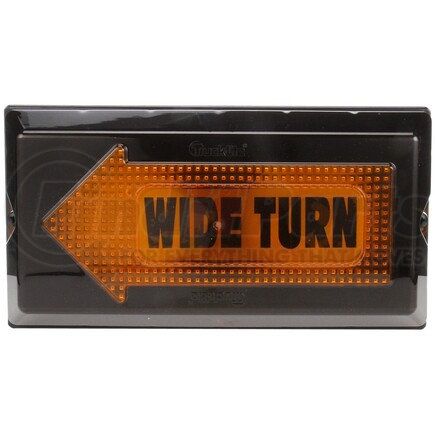 40802 by TRUCK-LITE - 40 Series Turn Signal Light - Incandescent, Yellow Rectangular Lens, 2 Bulb, Grommet Mount, 12V