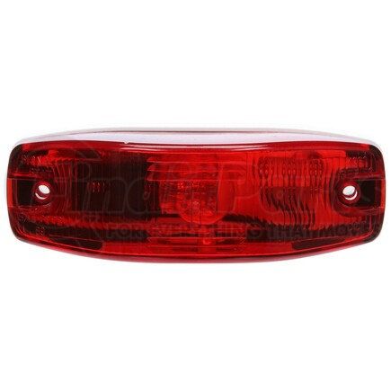 4091 by TRUCK-LITE - Signal-Stat Turn Signal Light - Incandescent, Red Oval Lens, 1 Bulb, 2 Screw, 12V