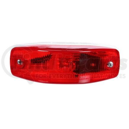 4093 by TRUCK-LITE - Signal-Stat Turn Signal Light - Incandescent, Red Oval Lens, 1 Bulb, 2 Screw, 12V
