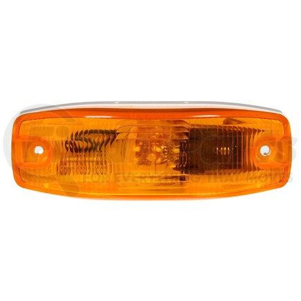 4093A by TRUCK-LITE - Signal-Stat Turn Signal Light - Incandescent, Yellow Oval Lens, 1 Bulb, 2 Screw, 12V