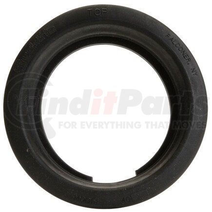 40819 by TRUCK-LITE - Lighting Grommet - Open Back, Black Rubber, For 40, 44 Series and 4 in. Lights