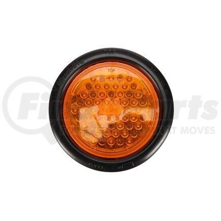 44001Y by TRUCK-LITE - Super 44 Turn Signal Light - LED, Yellow Round Lens, 42 Diode, Grommet Mount, 12V