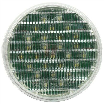 44041C by TRUCK-LITE - Super 44 Back Up Light - LED, Clear Lens, 27 Diode, Round Lens Shape, Grommet Kit, 12v