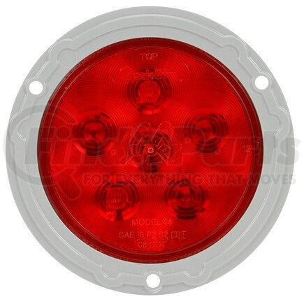 44032R by TRUCK-LITE - Super 44 Brake / Tail / Turn Signal Light - LED, Fit 'N Forget S.S. Connection, 12v
