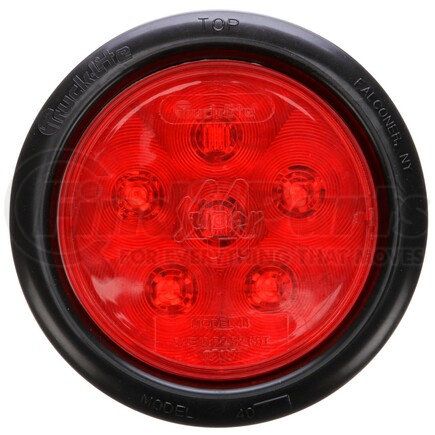 44092R by TRUCK-LITE - Super 44 Brake / Tail / Turn Signal Light - LED, Fit 'N Forget S.S. Connection, 12v