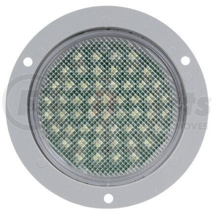 44046C by TRUCK-LITE - 44 Series Dome Light - LED, 54 Diode, Round Clear Lens, Gray Flange Mount, 12V