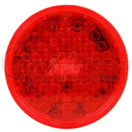 44101R by TRUCK-LITE - Super 44 Strobe Light - LED, 42 Diode, Round Red, Grommet Mount, 12V