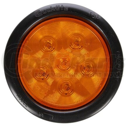 44113Y by TRUCK-LITE - Super 44 Turn Signal Light - LED, Yellow Round Lens, 6 Diode, Grommet Mount, 24V