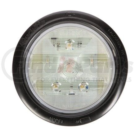 44183C by TRUCK-LITE - Super 44 Back Up Light - LED, Clear Lens, 6 Diode, Round Lens Shape, Grommet Kit, 12v