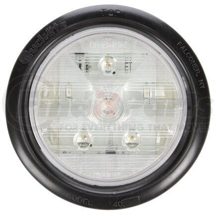 44180C by TRUCK-LITE - Super 44 Back Up Light - LED, Clear Lens, 6 Diode, Round Lens Shape, Grommet Kit, 12v