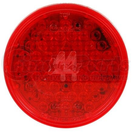 44211R by TRUCK-LITE - Super 44 Strobe Light - LED, 42 Diode, Round Red, Grommet Mount, 12V