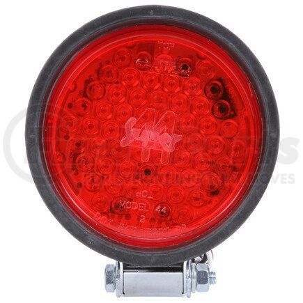 44216R by TRUCK-LITE - Super 44 Strobe Light - LED, 42 Diode, Round Red, 1 Stud Mount, 12V