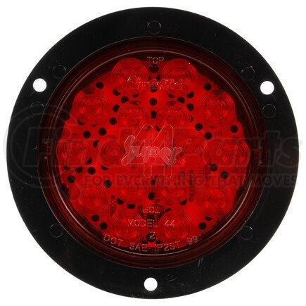 44266R by TRUCK-LITE - Super 44 Brake / Tail / Turn Signal Light - LED, Fit 'N Forget S.S. Connection, 24v