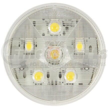 44304C by TRUCK-LITE - 44 Series Flood Light - Multipurpose 4 In. Round LED, White, 6 Diode, 250 Lumen, 12V