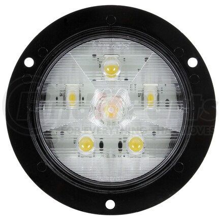 44346C by TRUCK-LITE - Super 44 Back Up Light - LED, Clear Lens, 6 Diode, Round Lens Shape, Flange Mount, 12v