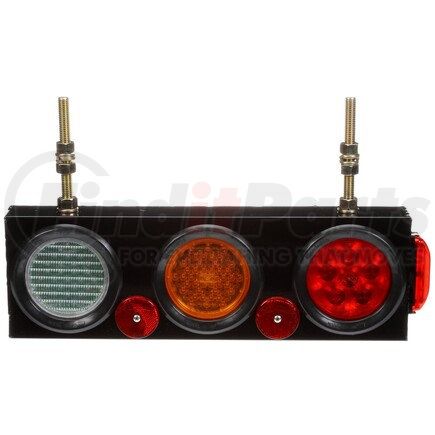 44808 by TRUCK-LITE - Super 44 Brake / Tail / Turn Signal Light - LED, Fit 'N Forget S.S., 19 Series Male Pin Connection, 12v