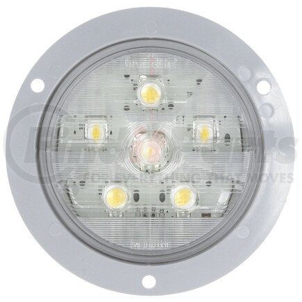 44991C by TRUCK-LITE - Super 44 Back Up Light - LED, Clear Lens, 6 Diode, Flange Mount, 12v