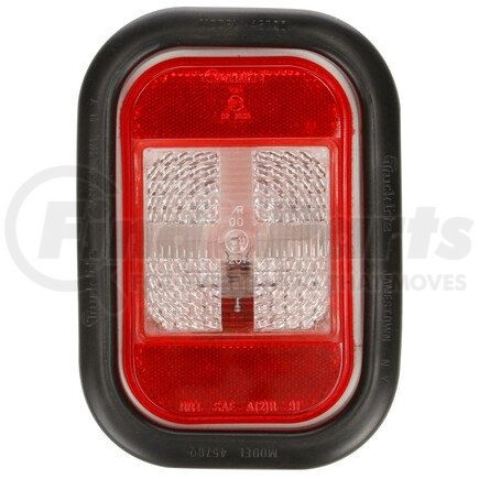 45004 by TRUCK-LITE - Super 45 Back Up Light - Incandescent, Clear Lens, 1 Bulb, Rectangular Lens Shape, Grommet Kit, 12v