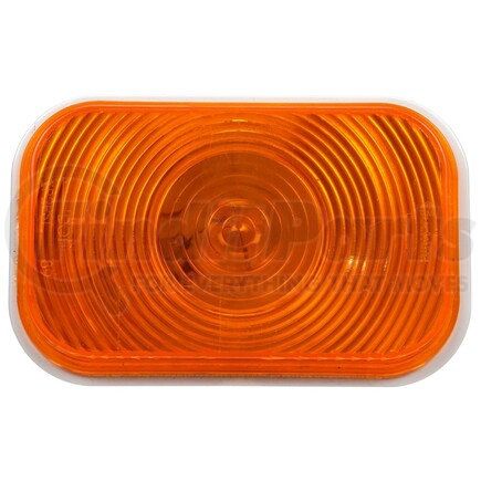 45001Y by TRUCK-LITE - Super 45 Turn Signal Light - Incandescent, Yellow Rectangular Lens, 1 Bulb, Grommet Mount, 12V