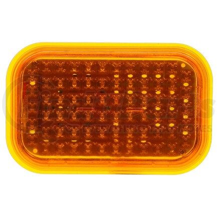 45263Y by TRUCK-LITE - 45 Series Turn Signal Light - LED, Yellow Rectangular Lens, 70 Diode, Grommet Mount, 24V