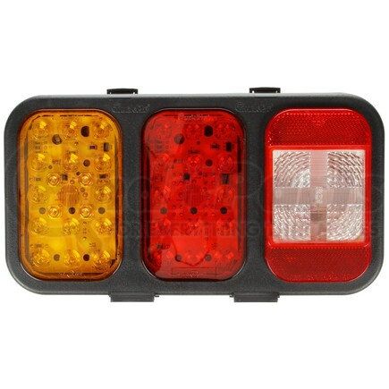 45423 by TRUCK-LITE - 45 Series Brake / Tail / Turn Signal Light - LED, Incandescent, Hardwired, PL-2 Connection, 24v