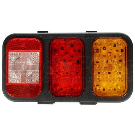 45430 by TRUCK-LITE - 45 Series Brake / Tail / Turn Signal Light - LED, Incandescent, Hardwired, PL-2 Connection, 12v
