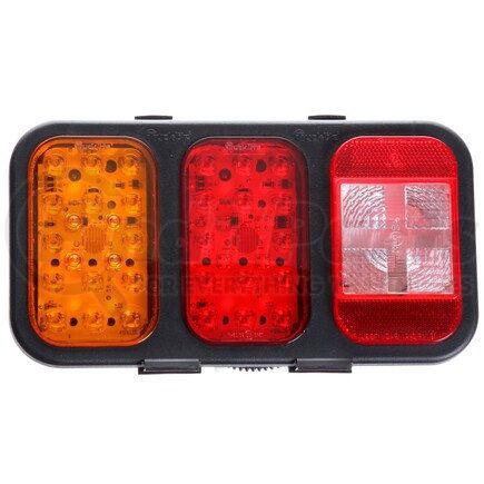 45433 by TRUCK-LITE - 45 Series Brake / Tail / Turn Signal Light - LED, Incandescent, Hardwired, PL-2 Connection, 12v
