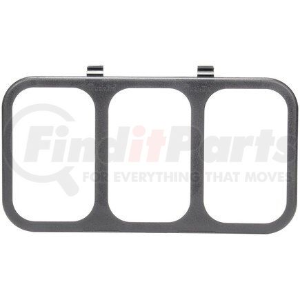 45333 by TRUCK-LITE - Brake / Tail Light Combination Housing - Latch Cover, Used In Rectangular Shape Lights, Black Polypropylene, Cover, Kit