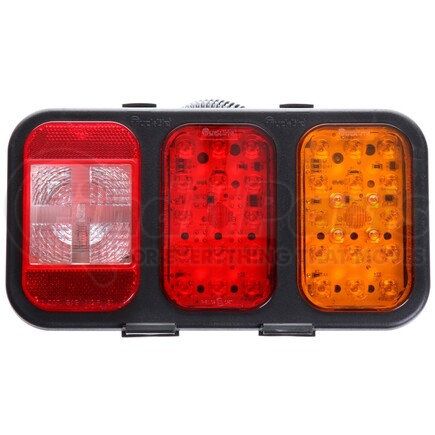 45420 by TRUCK-LITE - 45 Series Brake / Tail / Turn Signal Light - LED, Incandescent, Hardwired, PL-2 Connection, 24v