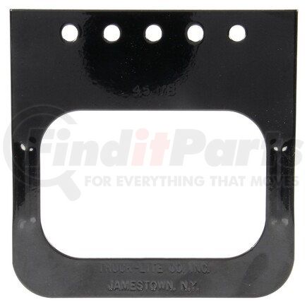 45721 by TRUCK-LITE - Brake / Tail Light Bracket - 5 Screw Bracket Mount, For Rectangular Shape Lights, Black Steel