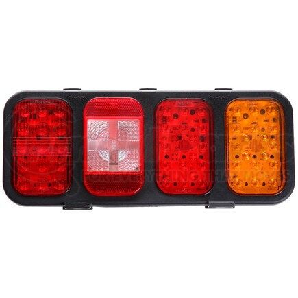 45626 by TRUCK-LITE - 45 Series Brake / Tail / Turn Signal Light - LED, Incandescent, Hardwired, PL-2 Connection, 24v