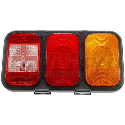 45743 by TRUCK-LITE - 45 Series Brake / Tail / Turn Signal Light - Incandescent, Contact Strip Terminal Connection, 12v